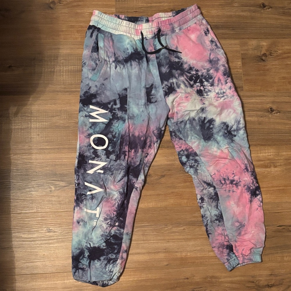 Woman’s Tie-Dye Joggers - Pink, Blue, Purple